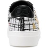 image:imageKarl Lagerfeld Womens Cate Pins Tweed Lace up SneakerNew Nude