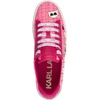 image:imageKarl Lagerfeld Womens Cate Pins Tweed Lace up SneakerPinkHot Pink