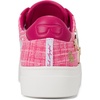 image:imageKarl Lagerfeld Womens Cate Pins Tweed Lace up SneakerPinkHot Pink