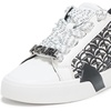image:imageKarl Lagerfeld Womens Melora Lace Up SneakerBright WhiteBlack