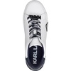 image:imageKarl Lagerfeld Womens Melora Lace Up SneakerBright WhiteNavy