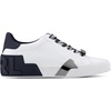 image:imageKarl Lagerfeld Womens Melora Lace Up SneakerBright WhiteNavy