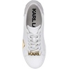 image:imageKarl Lagerfeld Womens Melora Lace Up SneakerBright WhiteSoft White