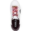 image:imageKarl Lagerfeld Womens Melora Lace Up SneakerBright WhiteWine