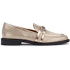 image:imageKarl Lagerfeld Womens Randall Loafer with Logo HardwareWhite Gold