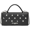 image:imageKARL LAGERFELD Womens Jacqueline Wallet on a String CrossbodyBlackWhite