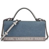 image:imageKARL LAGERFELD Womens Jacqueline Wallet on a String CrossbodyLight Denim