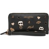 image:imageKARL LAGERFELD Womens Jacqueline Zip Wallet with PinsBlackGold