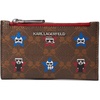 image:imageKARL LAGERFELD Womens Maybelle Slg Zip WalletBrownKhakiBlack Multi