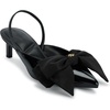 image:imageKARL LAGERFELD Womens Sharla Pointed Toe Slingback Pump With Oversized BowBlack
