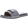 image:imageKarl Lagerfeld Paris womens Bijou Fashion Slide SandalSilver