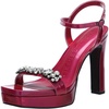 image:imageKarl Lagerfeld Paris womens Jala Ankle Strap Dress SandalFuschia