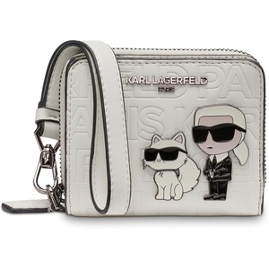 image:imageKARL LAGERFELD Paris Meribel SLG WalletWinter White Silver