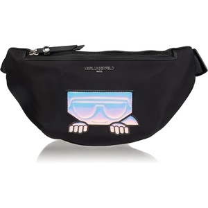 image:imageKARL LAGERFELD Paris Womens Amour Belt BagBlkIrid