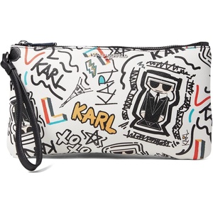 image:imageKARL LAGERFELD Paris Womens Maybelle SLG WalletWhite Combo