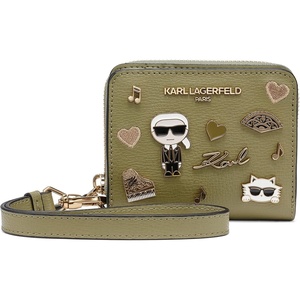 image:imageKARL LAGERFELD Paris Womens Wallet Winter White One SizeOlive Green