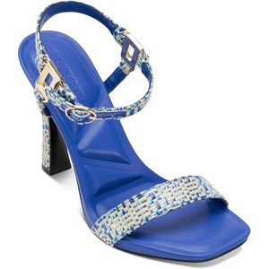 image:imageKARL LAGERFELD Womens Cybil Evening Ankle Strap Dress HeelBlue Multi
