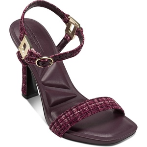 image:imageKARL LAGERFELD Womens Cybil Evening Ankle Strap Dress HeelWine