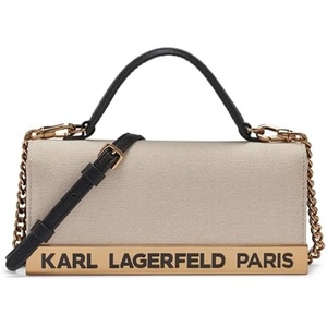 image:imageKARL LAGERFELD Womens Jacqueline Wallet on a String CrossbodyNaturalBlack