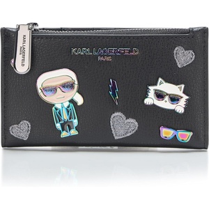 image:imageKARL LAGERFELD Womens Maybelle SLG Zip Wallet Light Oil Slick One Size