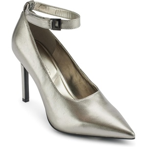 image:imageKARL LAGERFELD Womens Sury Evening Pointed Toe Ankle Strap PumpPewter