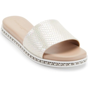 image:imageKARL LAGERFELD womens Billi Slide SandalIridescent Snake