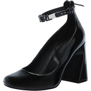 image:imageKarl Lagerfeld Paris Womens Pavla Ankle Strap HeelBlackSmoke