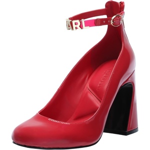 image:imageKarl Lagerfeld Paris Womens Pavla Ankle Strap HeelClassic Red