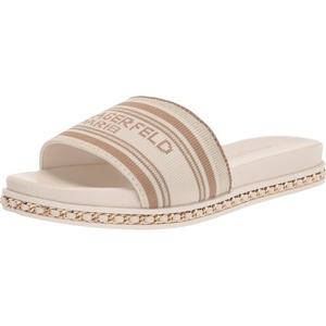 image:imageKarl Lagerfeld Paris womens Bijou Fashion Slide SandalEcru Multi