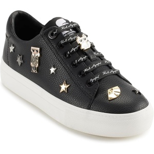 image:imageKarl Lagerfeld Womens Cate Pins Lace Up SneakerBlack Multi