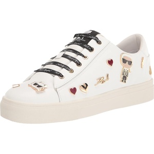 image:imageKarl Lagerfeld Womens Cate Pins Lace Up SneakerBright White