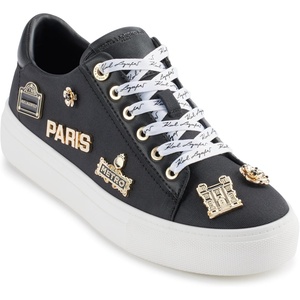 image:imageKarl Lagerfeld Womens Cate Pins Lace Up SneakerLight Black