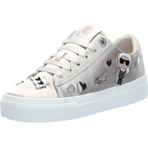 image:imageKarl Lagerfeld Womens Cate Pins Lace Up SneakerOffwhite