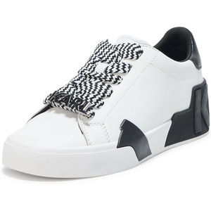image:imageKarl Lagerfeld Womens Melora Lace Up SneakerBlackBright White