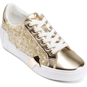 image:imageKarl Lagerfeld Womens Melora Lace Up SneakerCreamGold