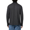 image:imageKARL LAGERFELD Mens 14 Zip Long Sleeve Textured Straight Collar ShirtBlkGrey
