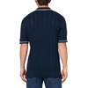 image:imageKARL LAGERFELD Mens 14 Zip Ribbed Fitted Collared SweaterNavy Blazer