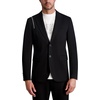 image:imageKARL LAGERFELD Mens 2 Button Exposed Zipper BlazerBlack