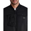 image:imageKARL LAGERFELD Mens All Over Patches Long Sleeve Solid Bomber JacketBlack