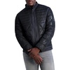 image:imageKARL LAGERFELD Mens Camouflage Quilted Full Zip Puffer JacketBlack