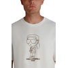 image:imageKARL LAGERFELD Mens Crewneck Short Sleeve Graphic Design Relaxed Fit TShirtGrey