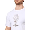 image:imageKARL LAGERFELD Mens Crewneck Short Sleeve Graphic Design Relaxed Fit TShirtGrey