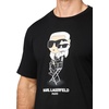 image:imageKARL LAGERFELD Mens Crewneck Short Sleeve Graphic Design TShirtBlack