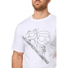 image:imageKARL LAGERFELD Mens Crewneck Short Sleeve Graphic Design TShirtWhite