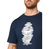 image:imageKARL LAGERFELD Mens Crewneck Short Sleeve Karl Armour Graphic Relaxed Fit TShirtNavy Blazer