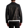 image:imageKARL LAGERFELD Mens Exposed Zippers and Studs Biker Leather JacketBlack