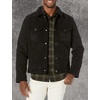 image:imageKARL LAGERFELD Mens Faux Shearling Lined Trucker JacketSherpa Lined Black