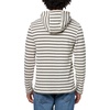image:imageKARL LAGERFELD Mens Hooded Front Pocket Striped SweatshirtNatural