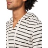 image:imageKARL LAGERFELD Mens Hooded Front Pocket Striped SweatshirtNatural