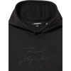 image:imageKARL LAGERFELD Mens Hooded Long Sleeve Karl Signature Kangaroo Pocket SweatshirtBlack